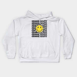 CHOOSE HAPPY Kids Hoodie